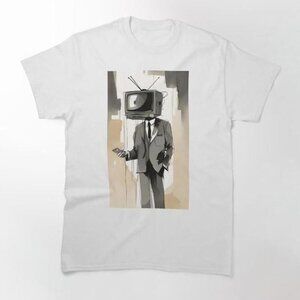 TV Head Classic Graphic Parent Cozy Outfit Streetwear Fan Unisex T-Shirt 91